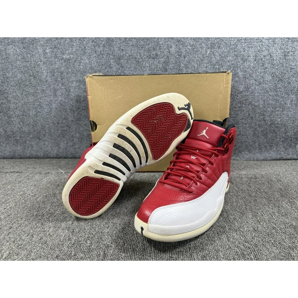 Nike Air Jordan 12 Retro Gym Red Shoes Mens 10 Red White Basketball 130690 600